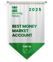 Award image for 2025 Best Money Market Account from GoBankingRates