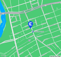 Map indicating location of Flushing Financial Center for Google Maps.