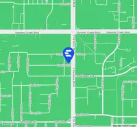 Map indicating location of Cupertino Financial Center for Google Maps.