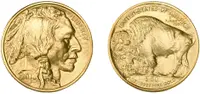 Gold American Buffalo coin