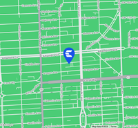 Map indicating location of Coral Gables Financial Center for Google Maps.