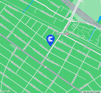 Map indicating location of Burlingame Financial Center for Google Maps.