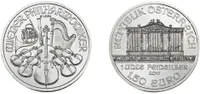 Silver Vienna Philharmonics coin