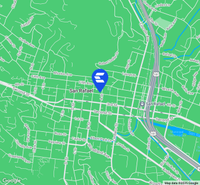 Map indicating location of San Rafael Financial Center for Google Maps.
