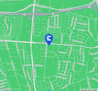 Map indicating location of Rowland Heights Financial Center for Google Maps.