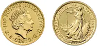 Gold British Britannia coin