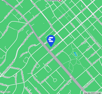 Map indicating location of San Mateo Financial Center for Google Maps.