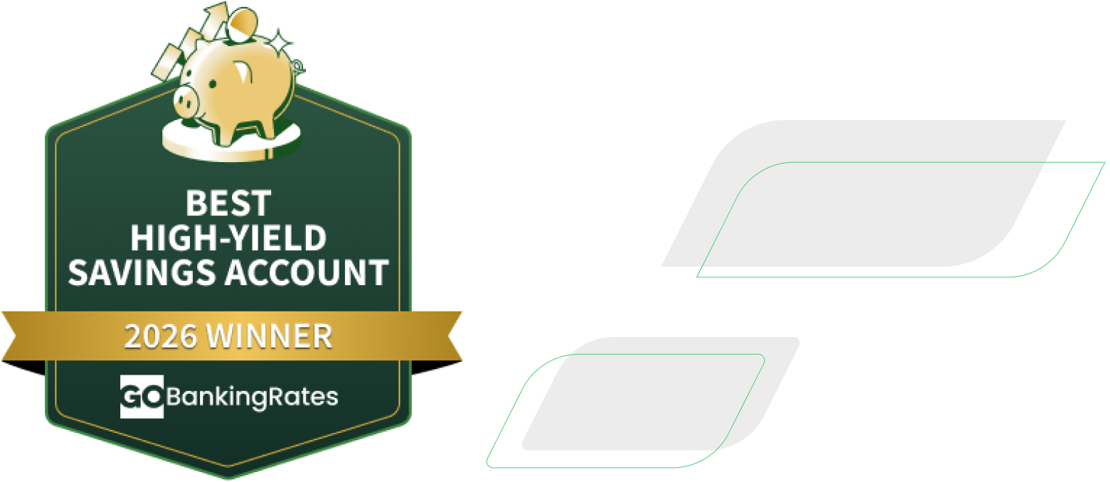 GoBankingRates Best High-Yield Savings Account 2026 Gold award badge