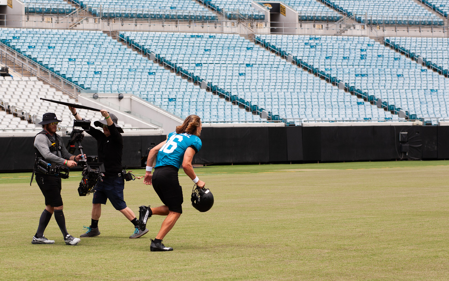 Running on field