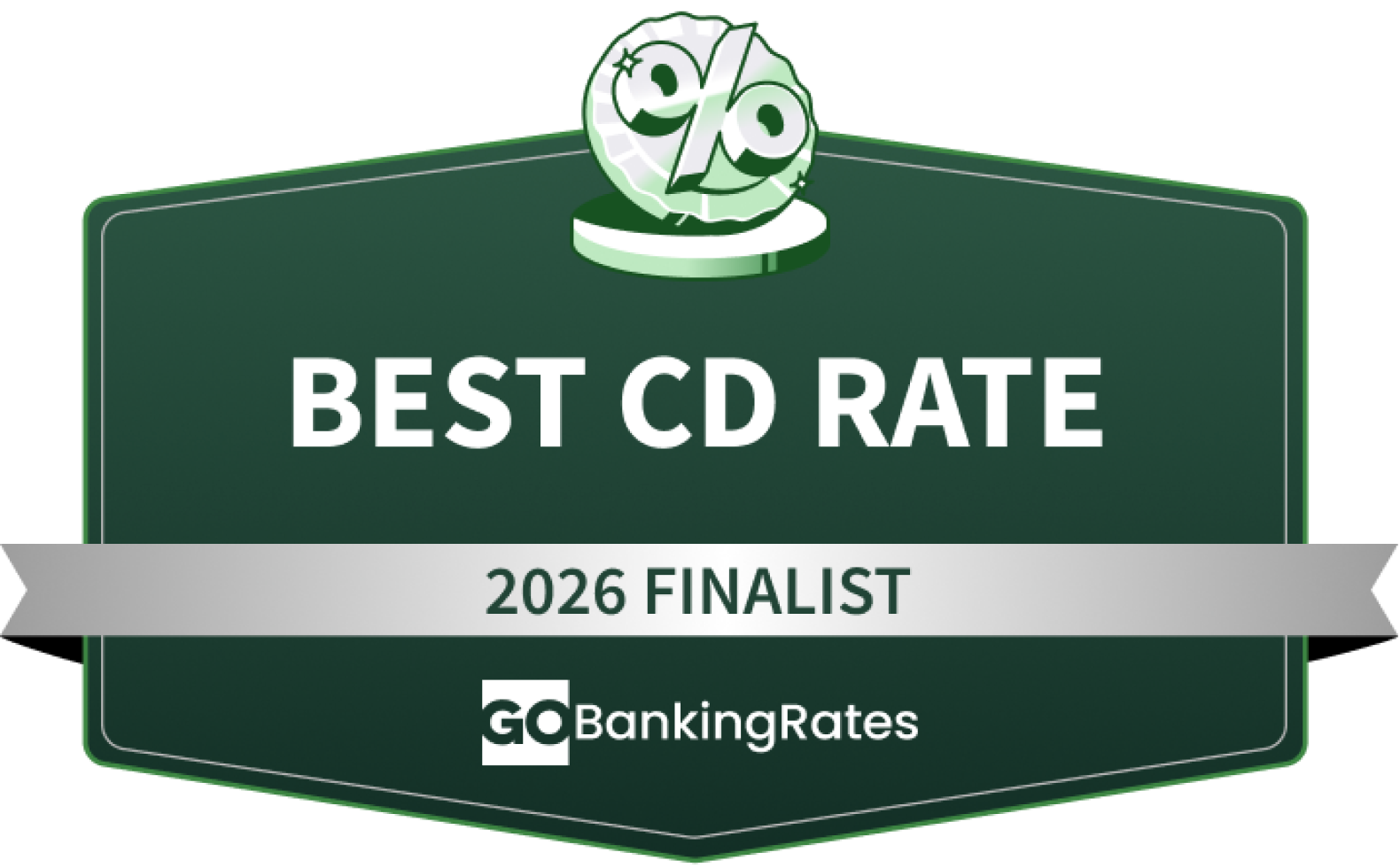 GoBankingRates Best CD Rate Finalist award for 2026