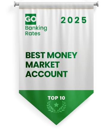 Award image for 2025 Best Money Market Account from GoBankingRates